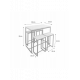 Високий стіл з 4 барними стільцями