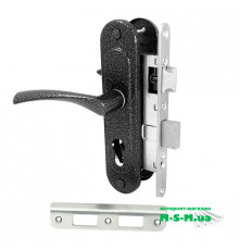 Врезной замок Арико ЗВ4-У корпус с ручкой без цилиндра