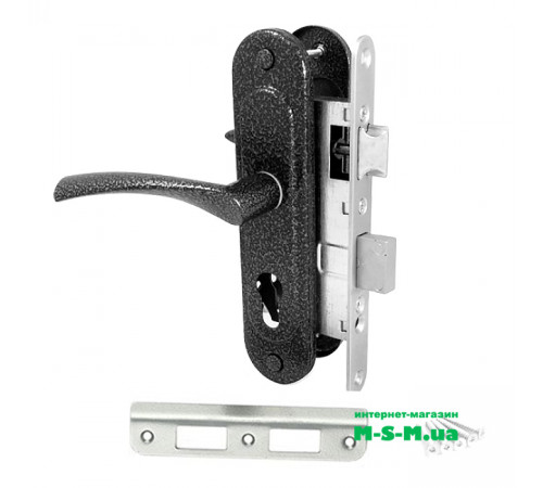 Врезной замок Арико ЗВ4-У корпус с ручкой без цилиндра