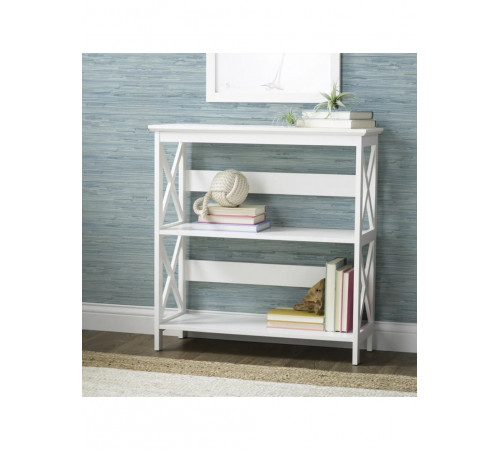 Етажерка Darek MSM — стильна 3-ярусна шафа для книг і декору