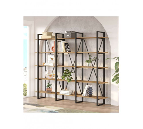 Стеллаж Хана Хоум – металл + ДСП (каркас 20×40 мм) в LOFT стиле