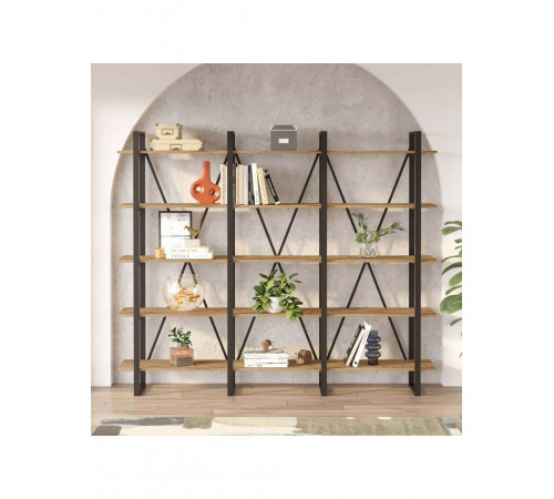 Стеллаж Хана Хоум – металл + ДСП (каркас 20×40 мм) в LOFT стиле