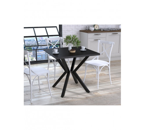 Обеденный квадратный стол Кубра (80×75,2 см), MSMLOFT