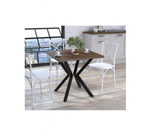 Обеденный квадратный стол Кубра (80×75,2 см), MSMLOFT