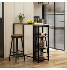 Барный стол HOMCOM с 3 полками