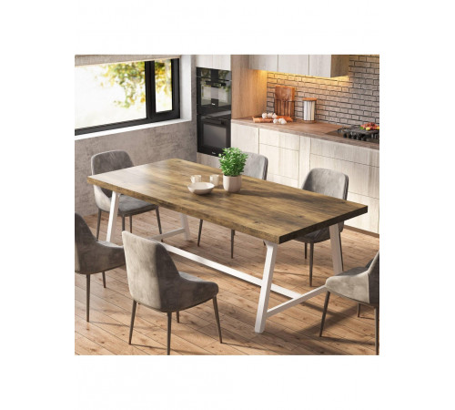 Обідній стіл на 8 осіб прямокутний