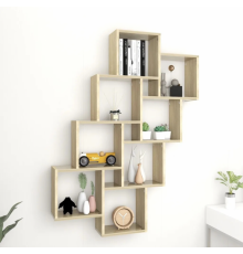 Полка из ДСП VidaXL 90 x 15 см, дуб сонома.