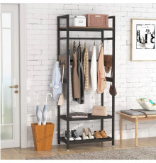 Вешалка для одежды с полками