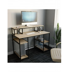 Стол компьютерный в стиле MSMLOFT, каркас металлический.