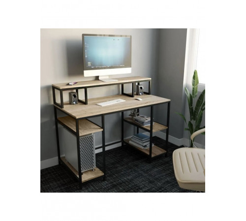 Стіл комп’ютерний у стилі MSMLOFT (металевий каркас)