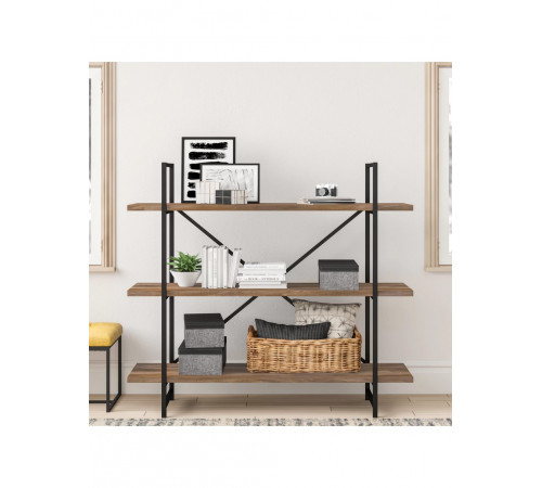 Loft стелаж №7 до офісу – 160×38×142см