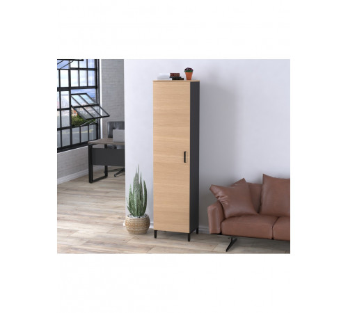 Шкаф офисный LT-450-1900 (антрацит) — MSMLOFT