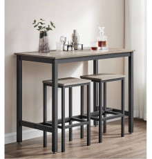 Барный стол с барными стульями-2