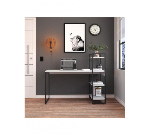 Стіл із 3 полицями — лофт стиль, МСМ