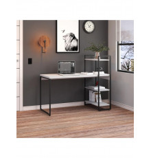 Стол 3 полками, белый