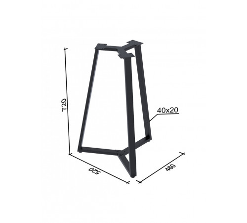 Круглий обідній стіл Трікс — MSMLOFT (Ø60)