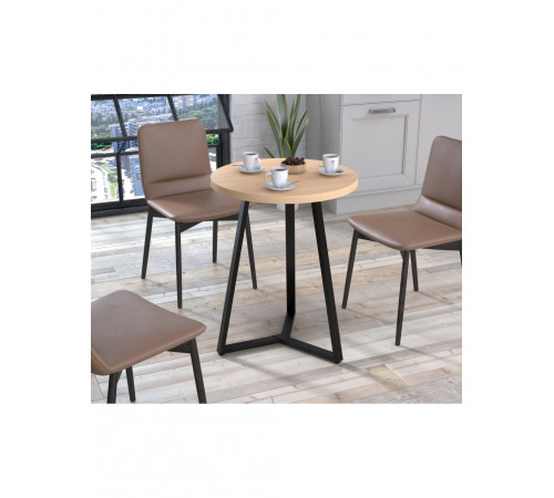 Круглий обідній стіл Трікс — MSMLOFT (Ø60)