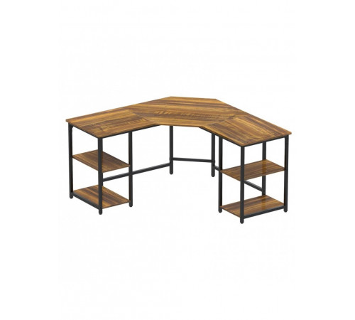 Г-образный компьютерный стол Haillee с металлическим основанием