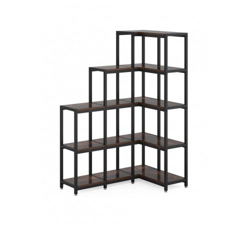 Стелаж кутовий 5-ярусний — відкритий стелаж для дому чи офісу