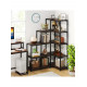 Стелаж кутовий 5-ярусний — відкритий стелаж для дому чи офісу