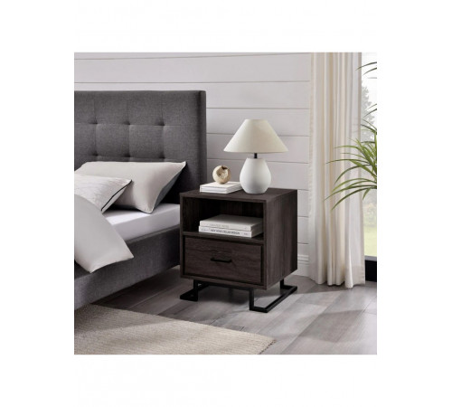 Тумбочка з 1 шухлядою  стилі лофт