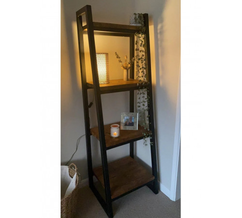 Напольный стеллаж 150×90×25-50 см MSM – вместительный и стильный лофт-элемент