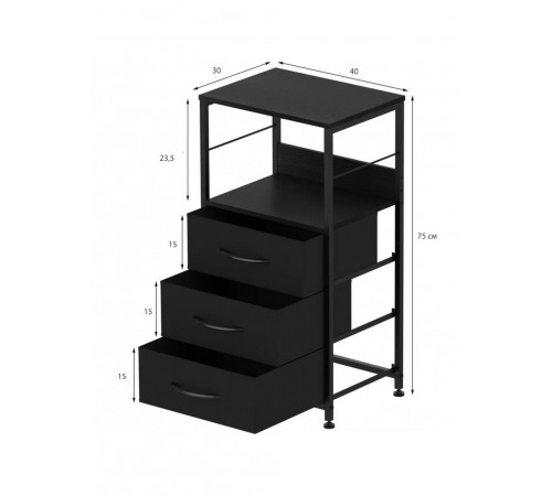 Тумба Ahnesti з 3 шухлядами