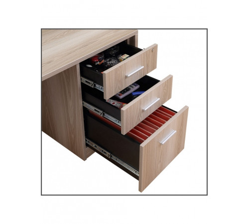 At Work Credenza Desk & Hutch Set - MSMLOFT