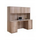 At Work Credenza Desk & Hutch Set - MSMLOFT