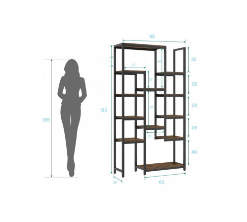 Стелаж " Argenziano" — естетичний та функціональний стелаж для дому або офісу