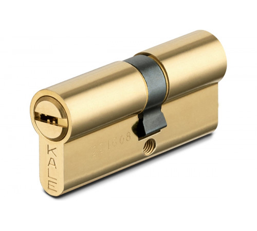Цилиндр Kale 164 BNE 35+10+45=90 мм, 5 ключей, с покрытием латунь