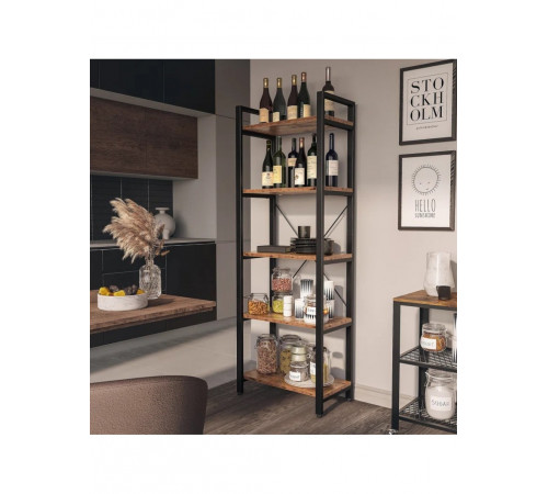 Стелаж Dumt — 5 полиць, 169×60×32 см