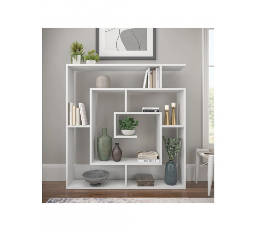 Геометрический стеллаж Abston MSM — стильный открытый стеллаж с 6 полками.