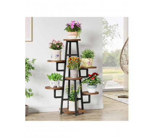 Підставка для рослин 7-ярусна коричнева – стильне рішення для дому та офісу