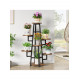 Підставка для рослин 7-ярусна коричнева – стильне рішення для дому та офісу