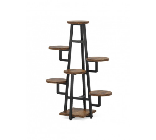 Підставка для рослин 7-ярусна коричнева – стильне рішення для дому та офісу