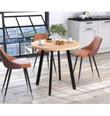 Круглий обідній стіл Лерой MSMLOFT