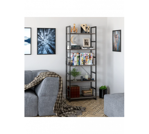 Loft стелаж №1 до офісу (158×60×30см)