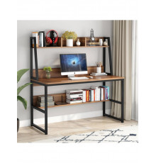 Компьютерный стол с книжной полкой