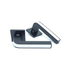 Ручки на розетці KEDR ULTRA R21.830 MBP/WH