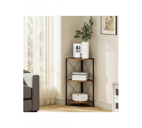 Угловая полка Snughome с металлическим каркасом MSM — компактный стильный элемент для дома или офиса