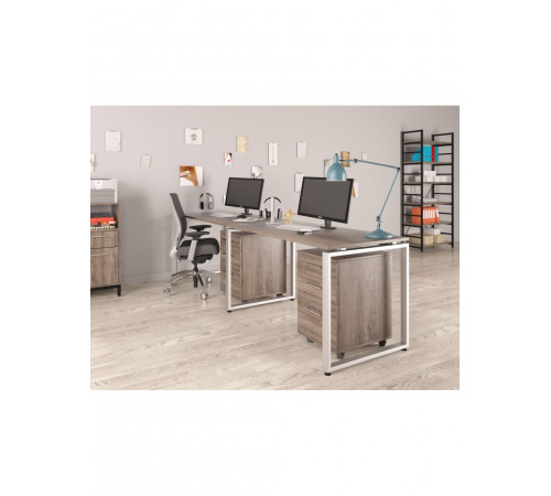 Двойной письменный стол Loft Q-135-2 (240×70×75 см)