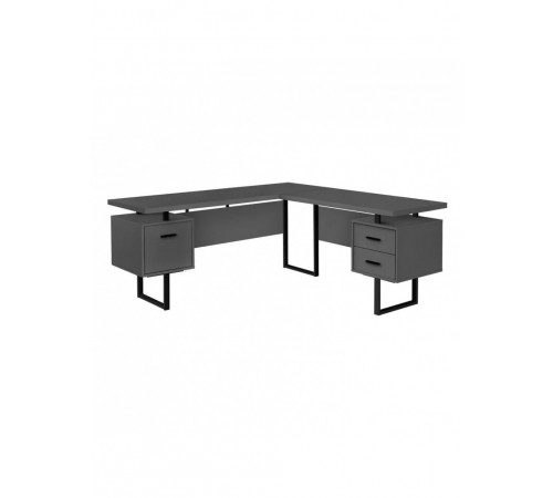 Рабочий стол L‑формы — 180×180×76 см.