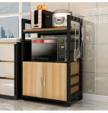 Стеллаж кухонный в стиле MSMLOFT, каркас металлический