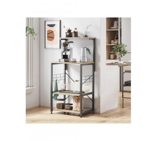 Стойка кухонная «Gordon» - 4-ярусное решение с крючками, МСМ