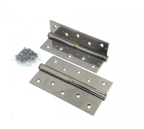 Петля съемная стальная KEDR 125*75*2.5-AB, левая