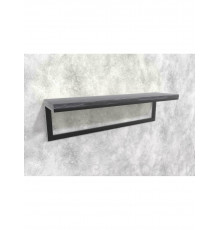 Полиця Айсберг 02/120 чорний/графіт MSMLOFT