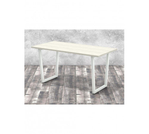 Письменный стол Айсберг Loft-08 белый/белый — MSM Loft