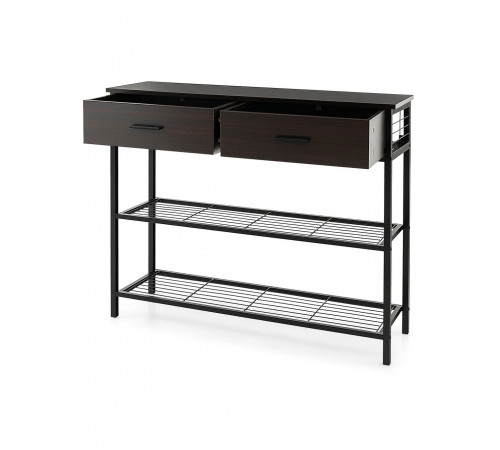 Консольний столик у передпокої з 2 шухлядами