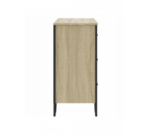 Комод дуб Сонома 91×35,5×74,5 см — надійний та просторий комод від MSM